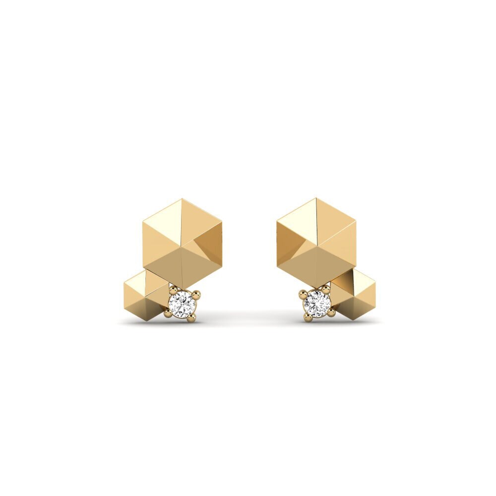 Moissanite Women's Earring Pronseg