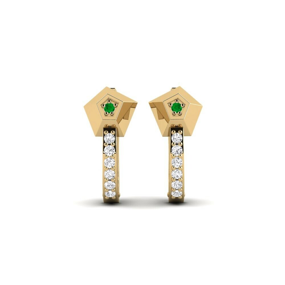 Emerald Women's Earring Quasar