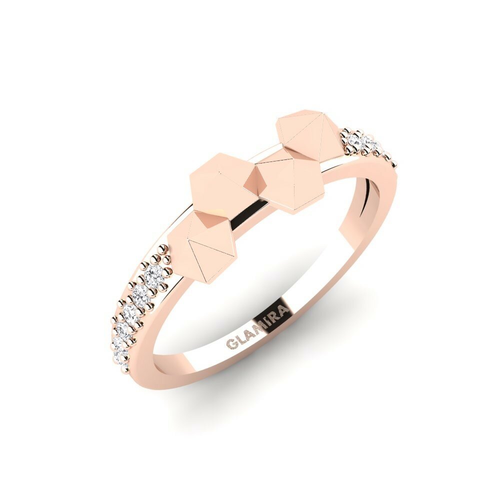 9ct Rose Gold Ring Rennia