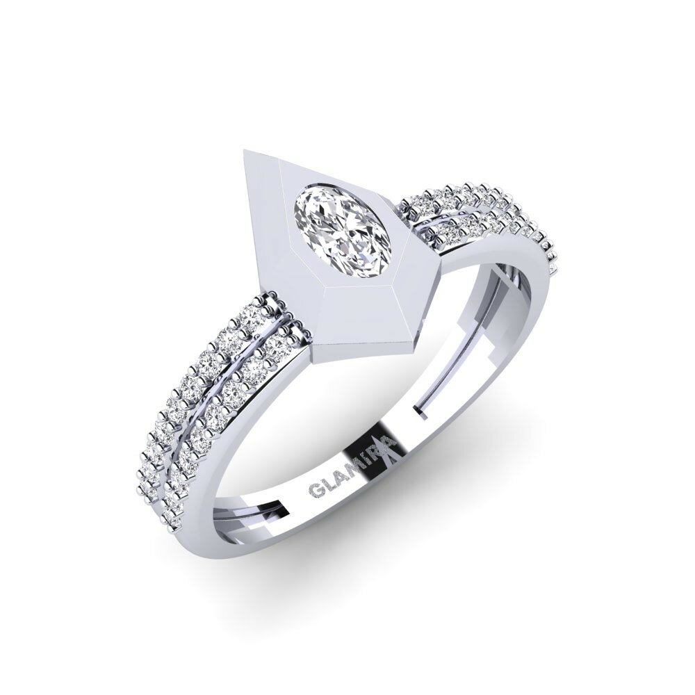 950 Platinum Engagement Ring Semua