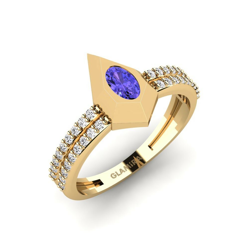 Tanzanit Cincin pertunangan Semua