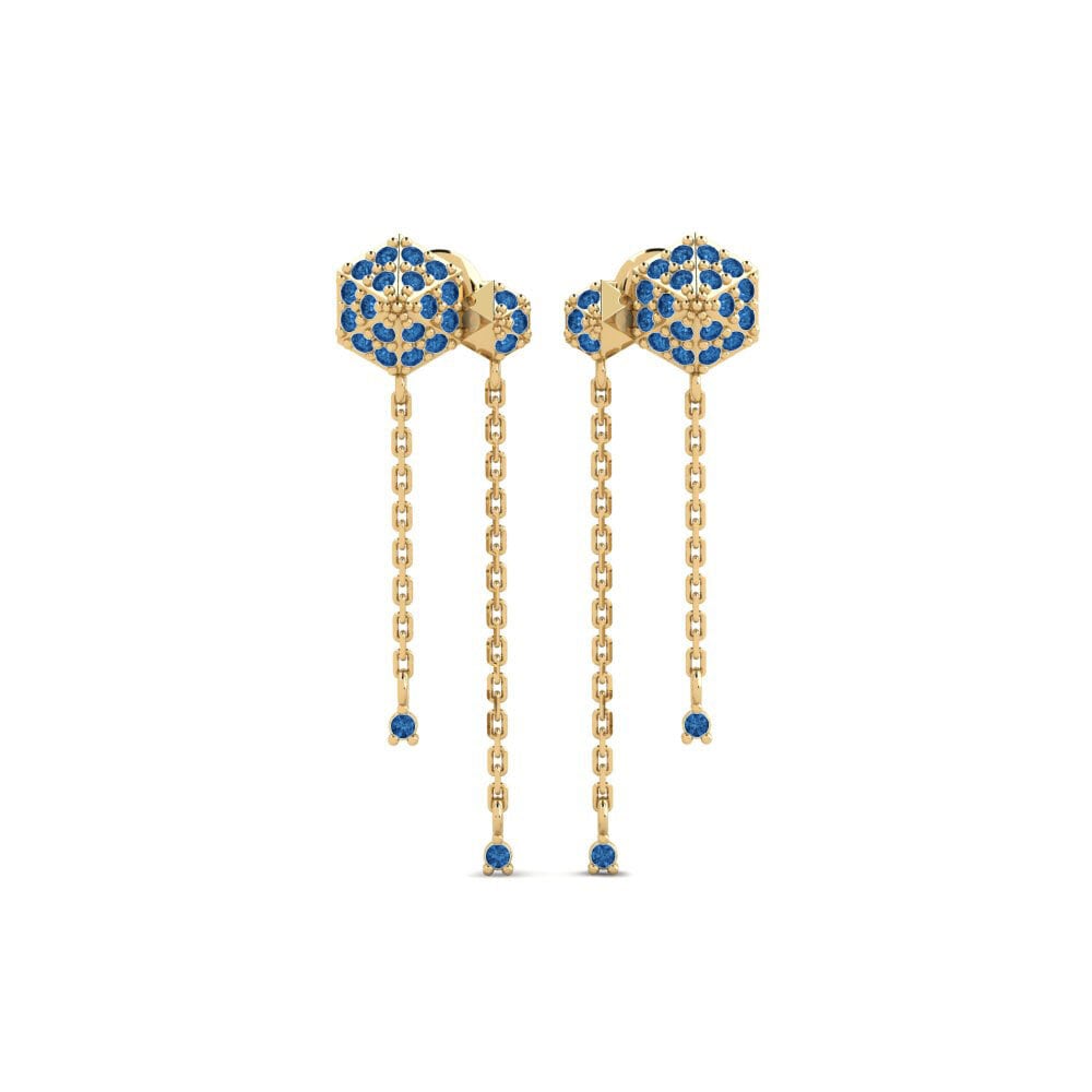 Dark Blue Zirconia Women's Earring Senohe