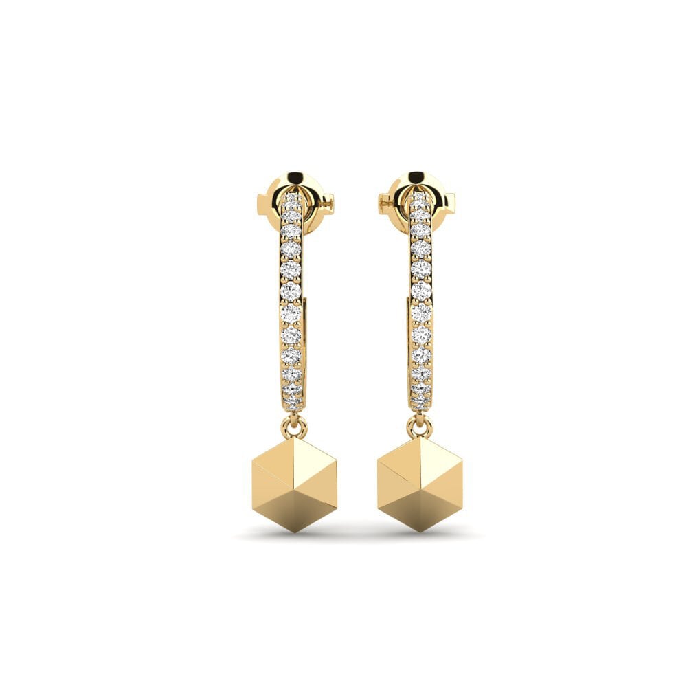 Moissanite Women's Earring Terhubung