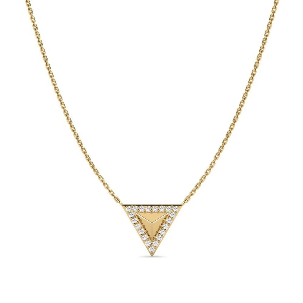 Moissanit Kalung wanita Thurloe