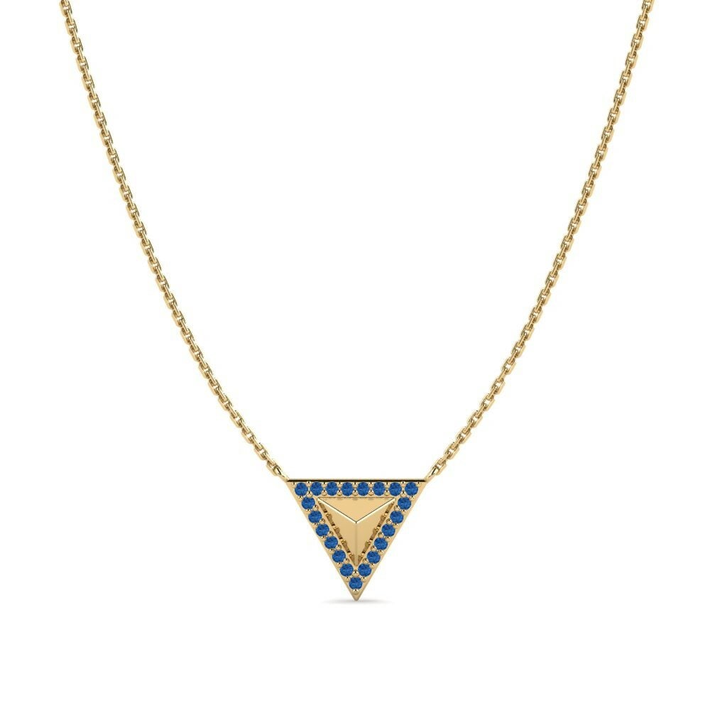 Dark Blue Zirconia Women's Necklace Thurloe
