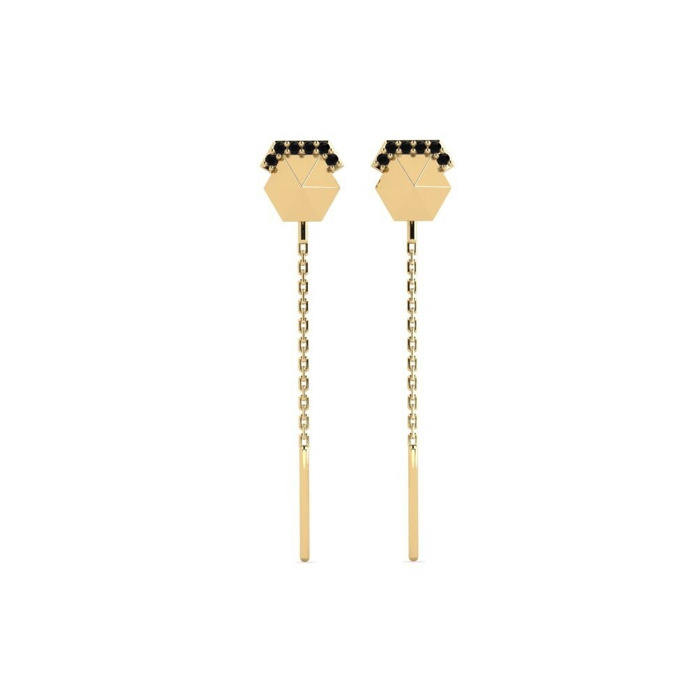 Black Sapphire Women's Earring Tovake