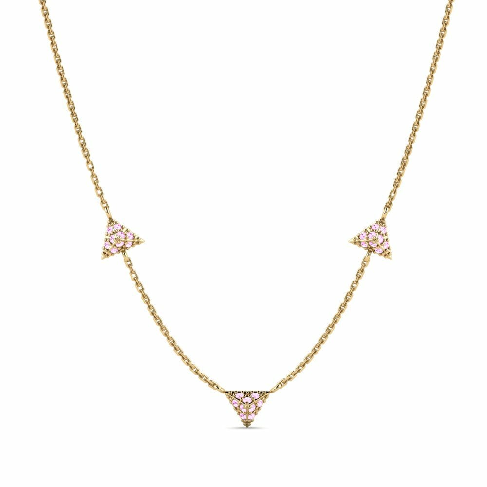 Pink Sapphire Women's Necklace Udall