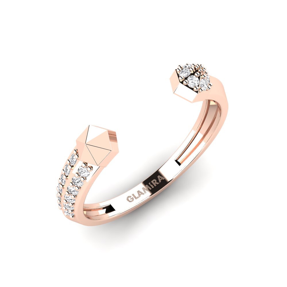 9ct Rose Gold Ring Vukona