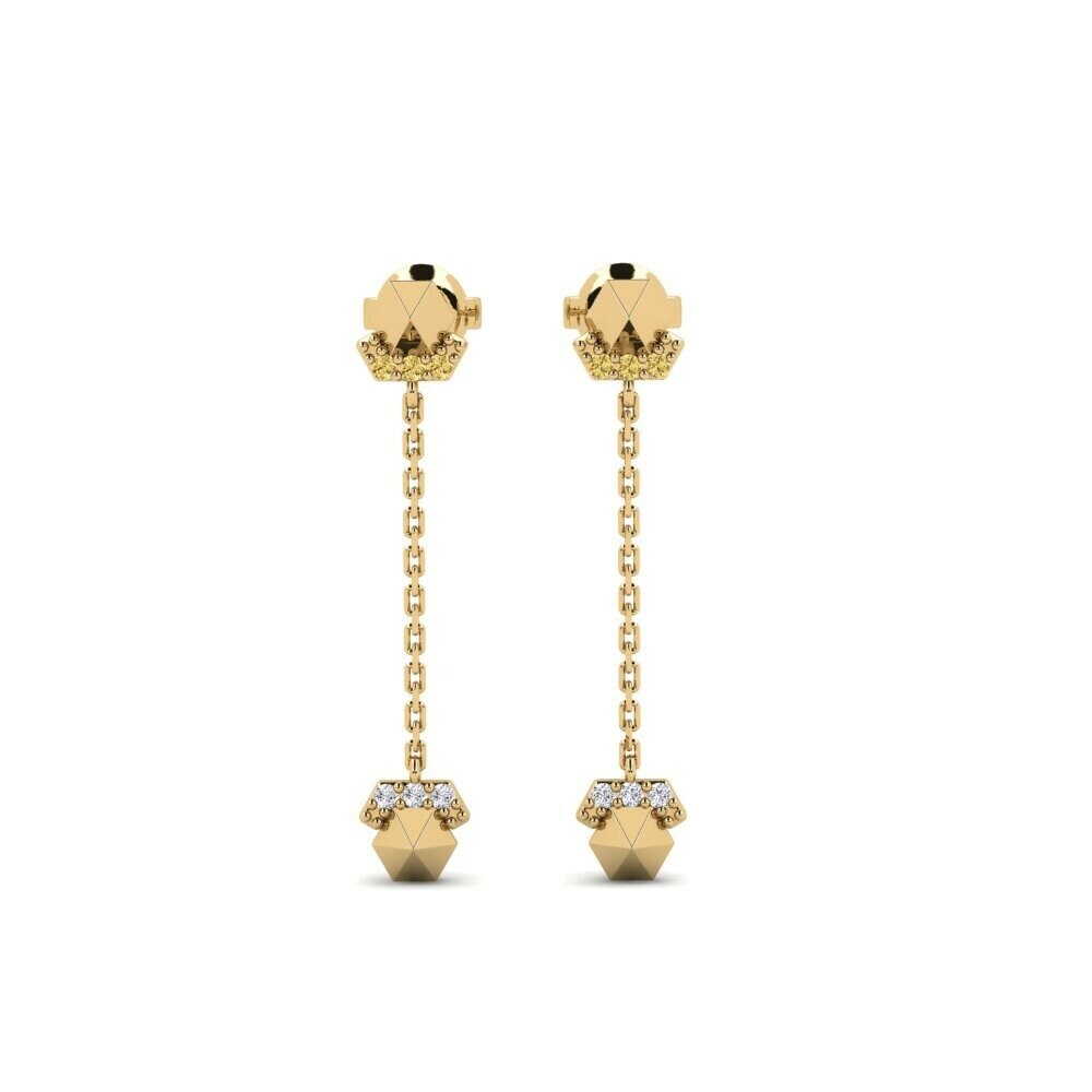 Yellow Diamond Women's Earring Waarzeggen