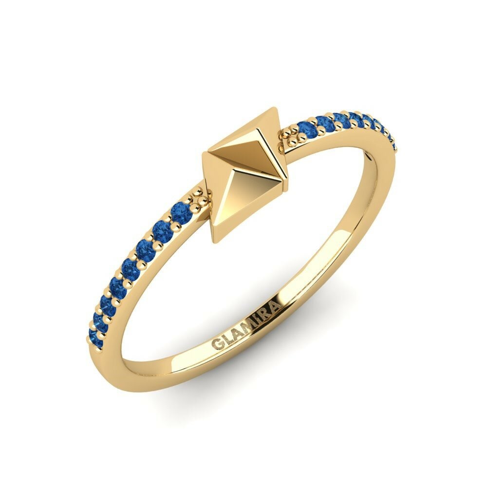 Dark Blue Zirconia Ring Windus