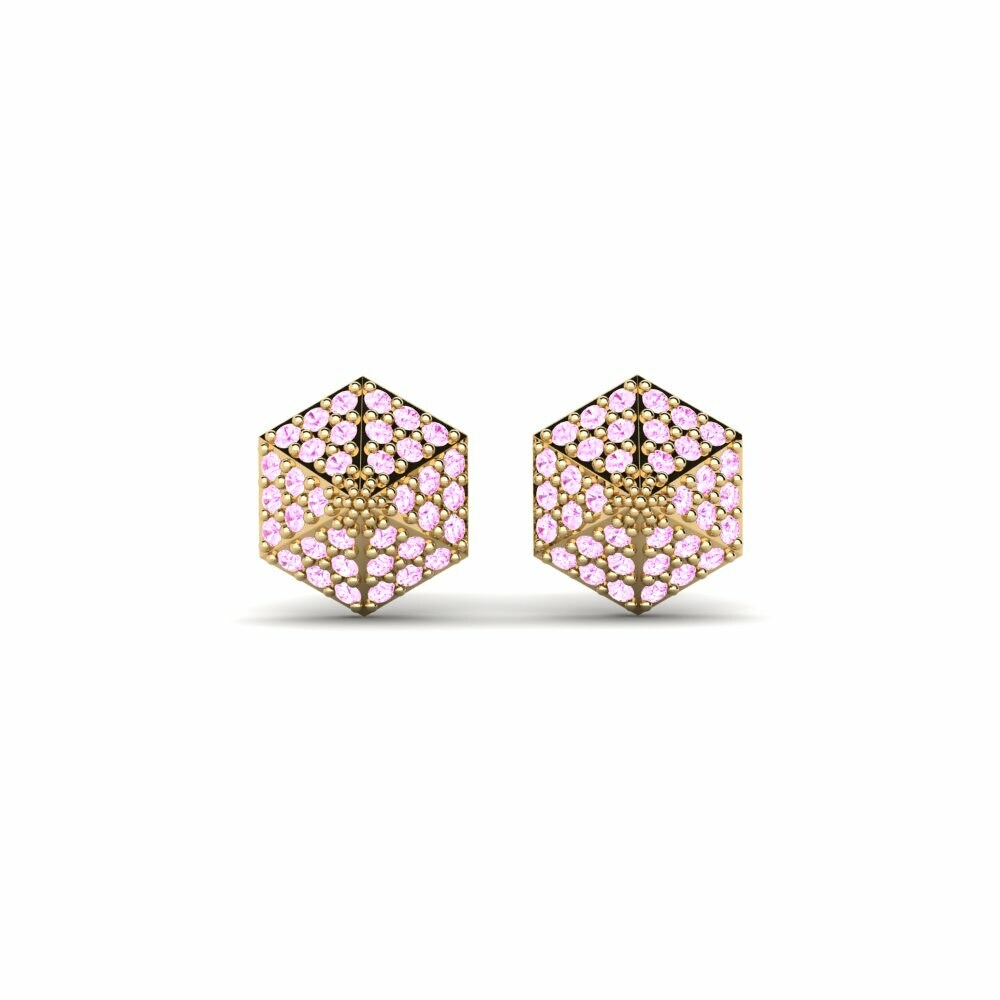 Pink Sapphire Women's Earring Xorti