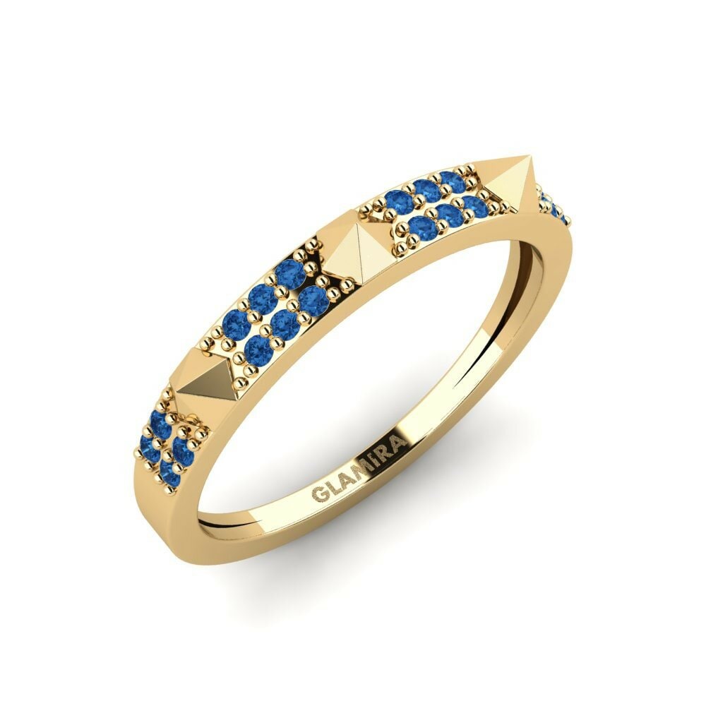 Dark Blue Zirconia Ring Zodie