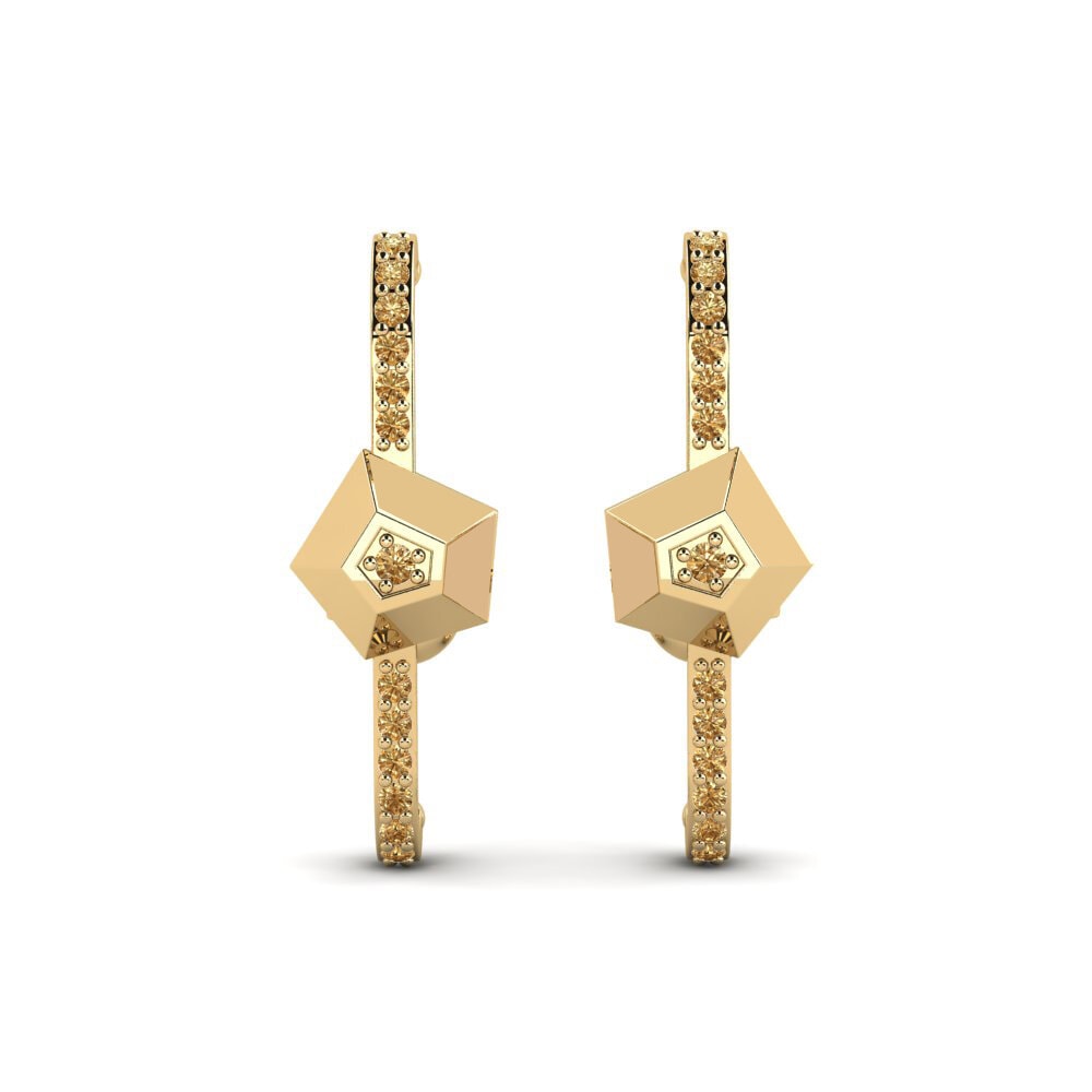 Brown Diamond Women's Earring Antarctic