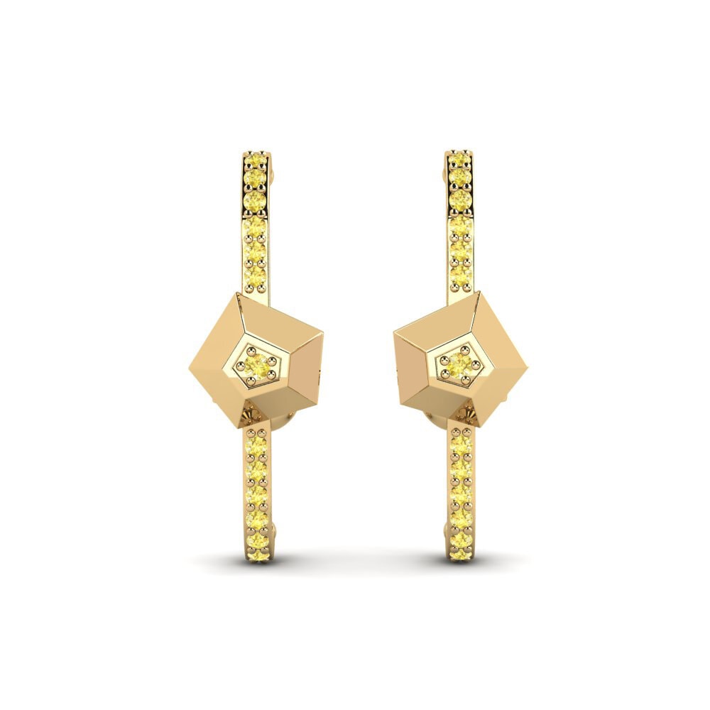 Yellow Sapphire Women's Earring Antarctic