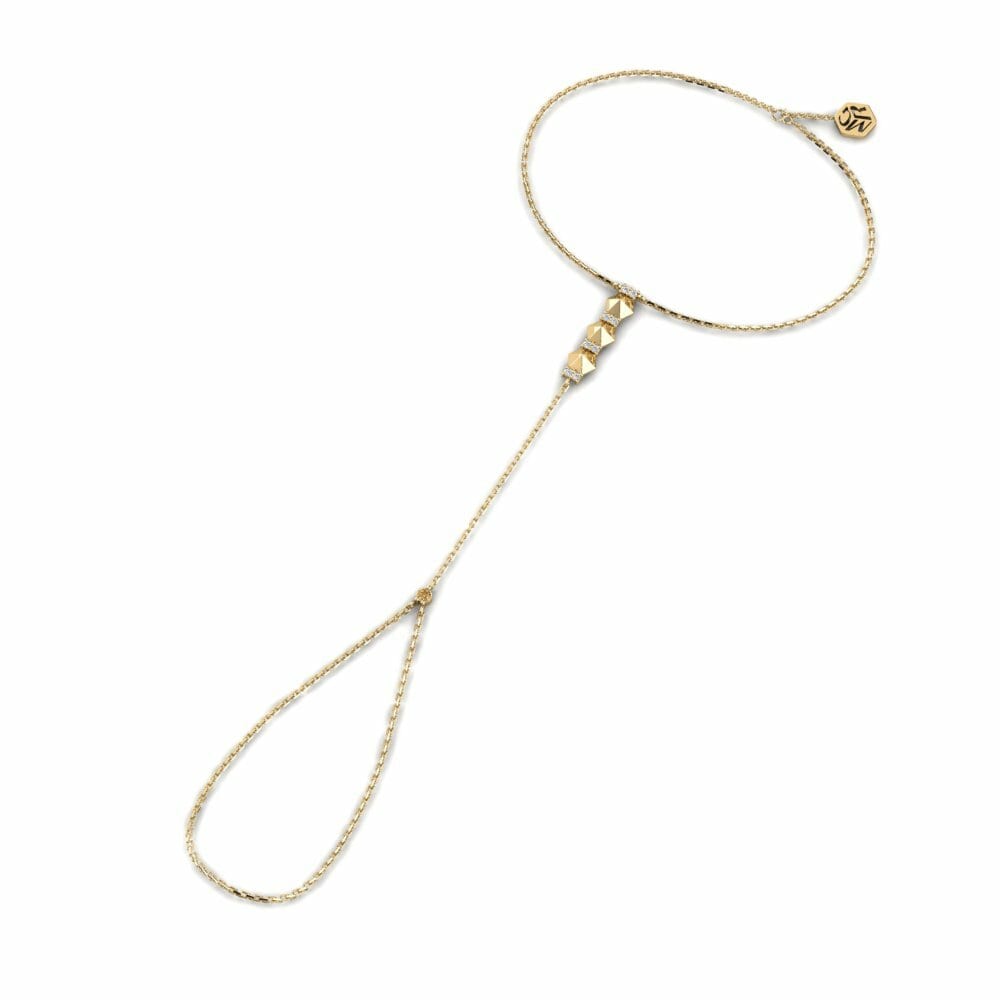 Brown Diamond Finger Bracelet Asante