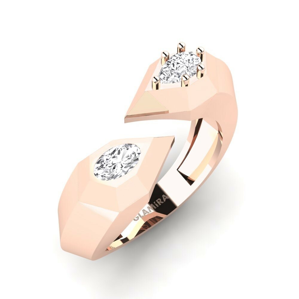 9ct Rose Gold Ring Bandama