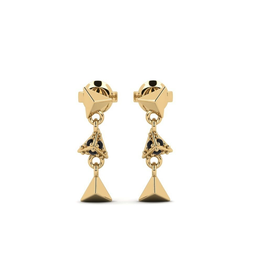 Black Sapphire Women's Earring Briset - A