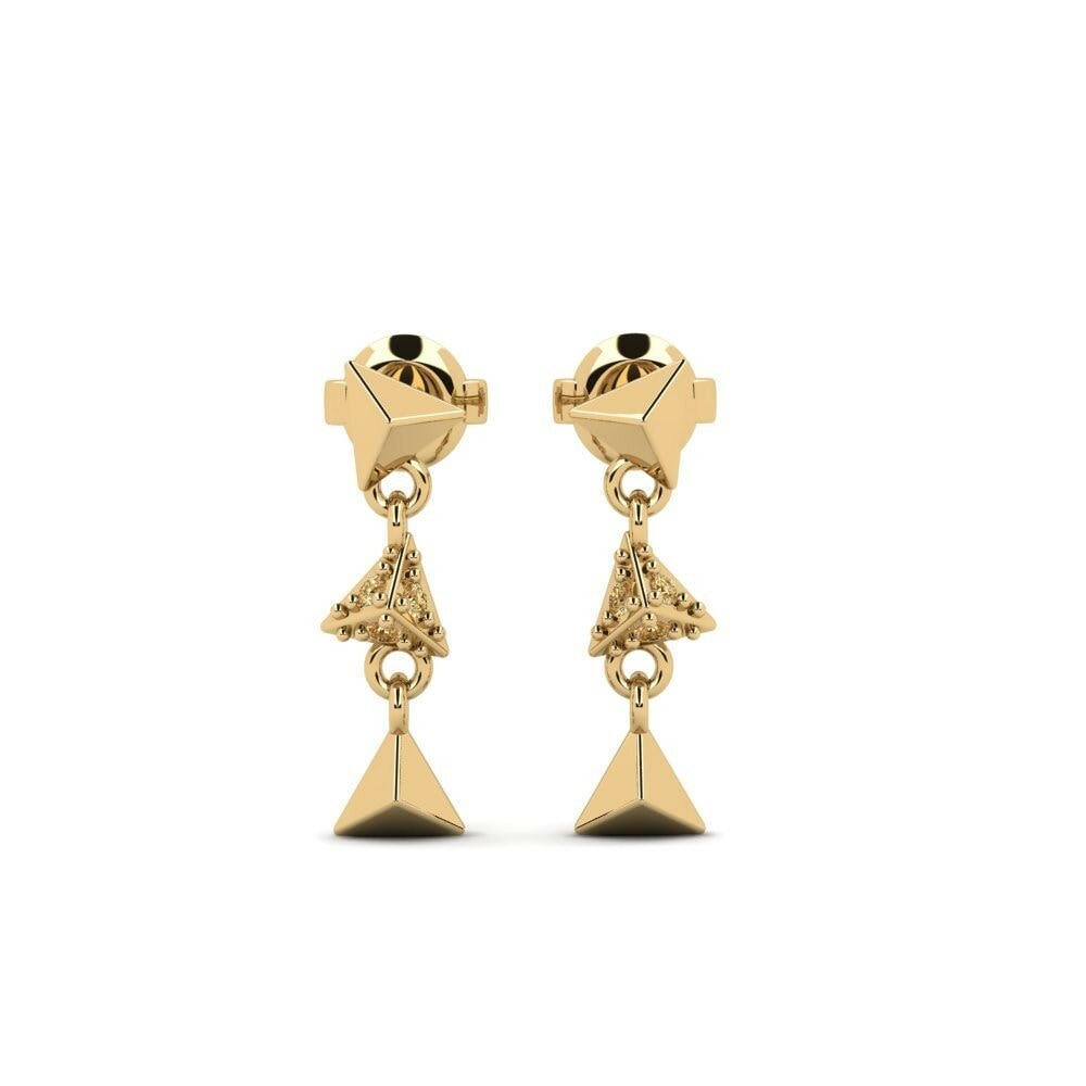 Brown Diamond Women's Earring Briset - A