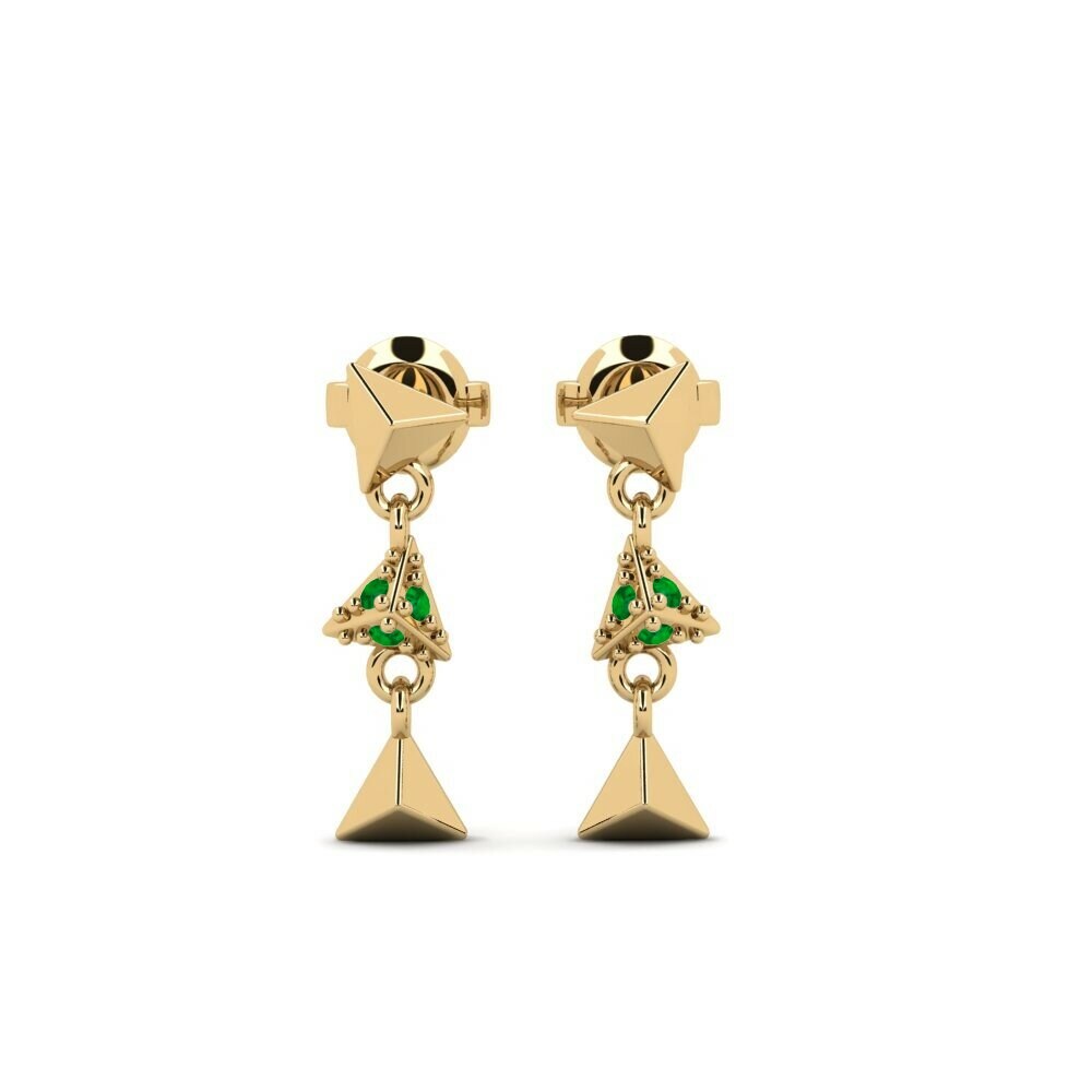 Emerald Women's Earring Briset - A