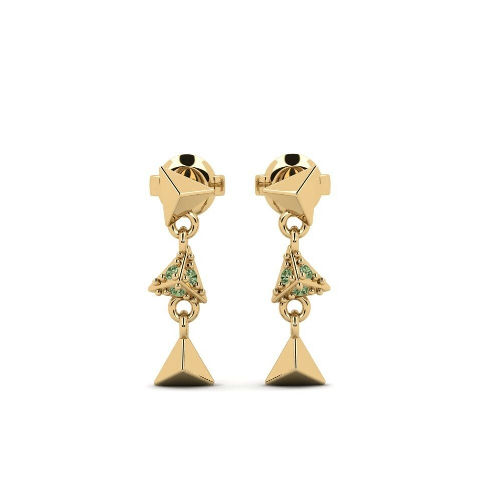 Green Diamond Women's Earring Briset - A