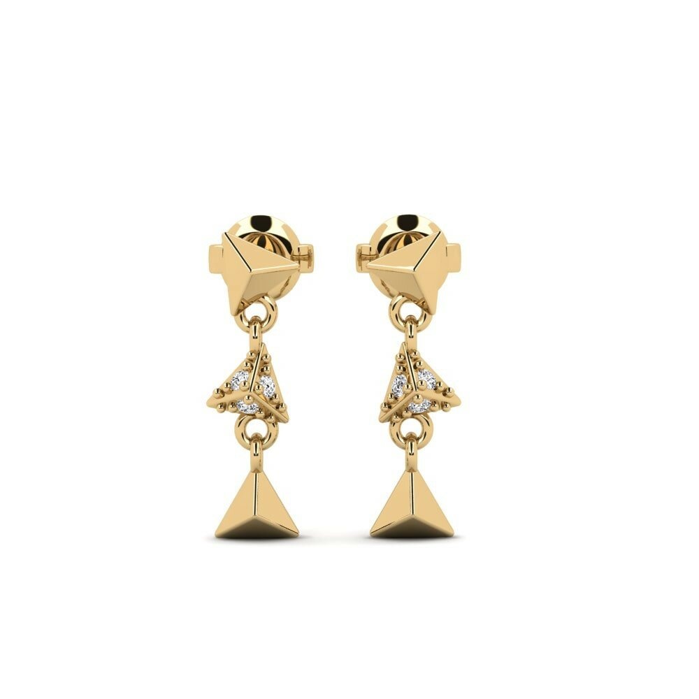 Moissanite Women's Earring Briset - A