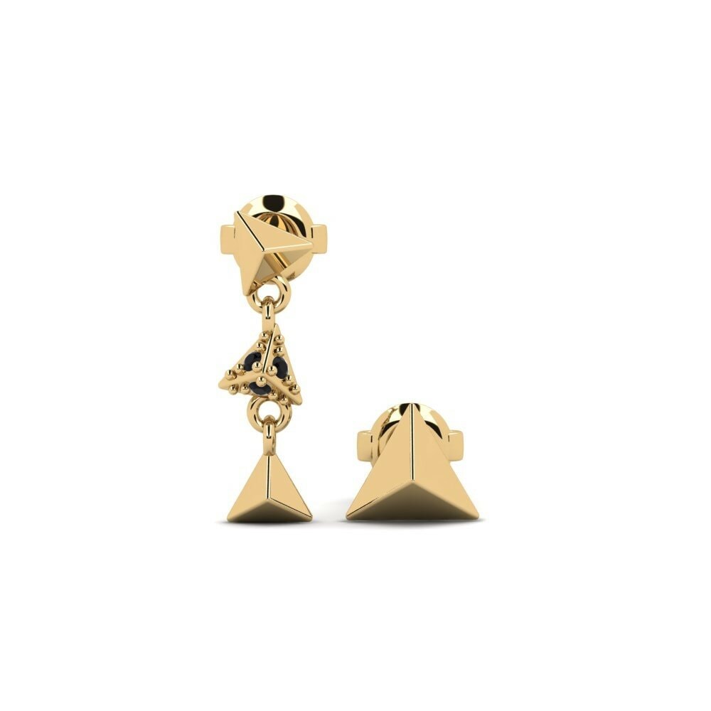 Black Sapphire Women's Earring Briset - SET