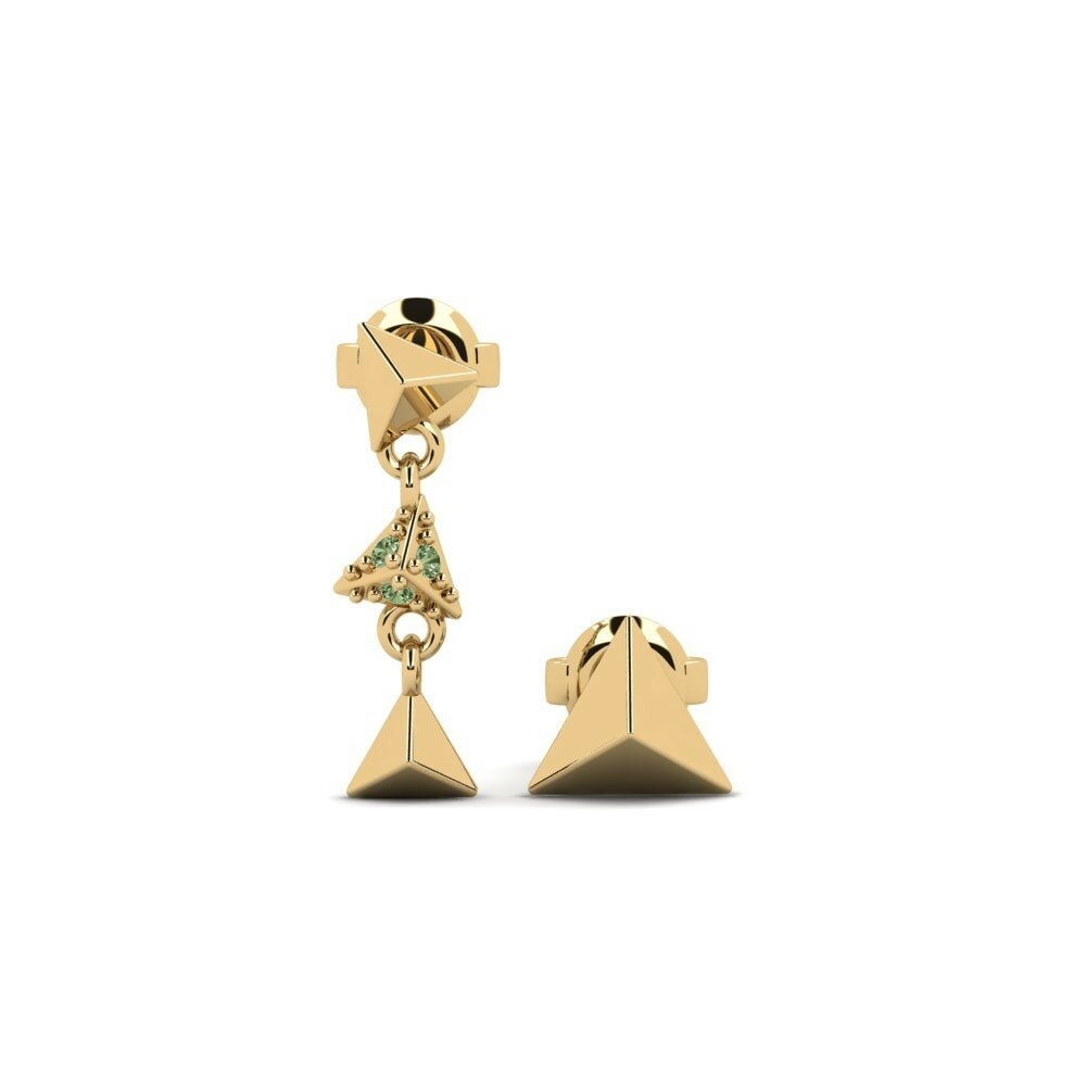 Green Diamond Women's Earring Briset - SET