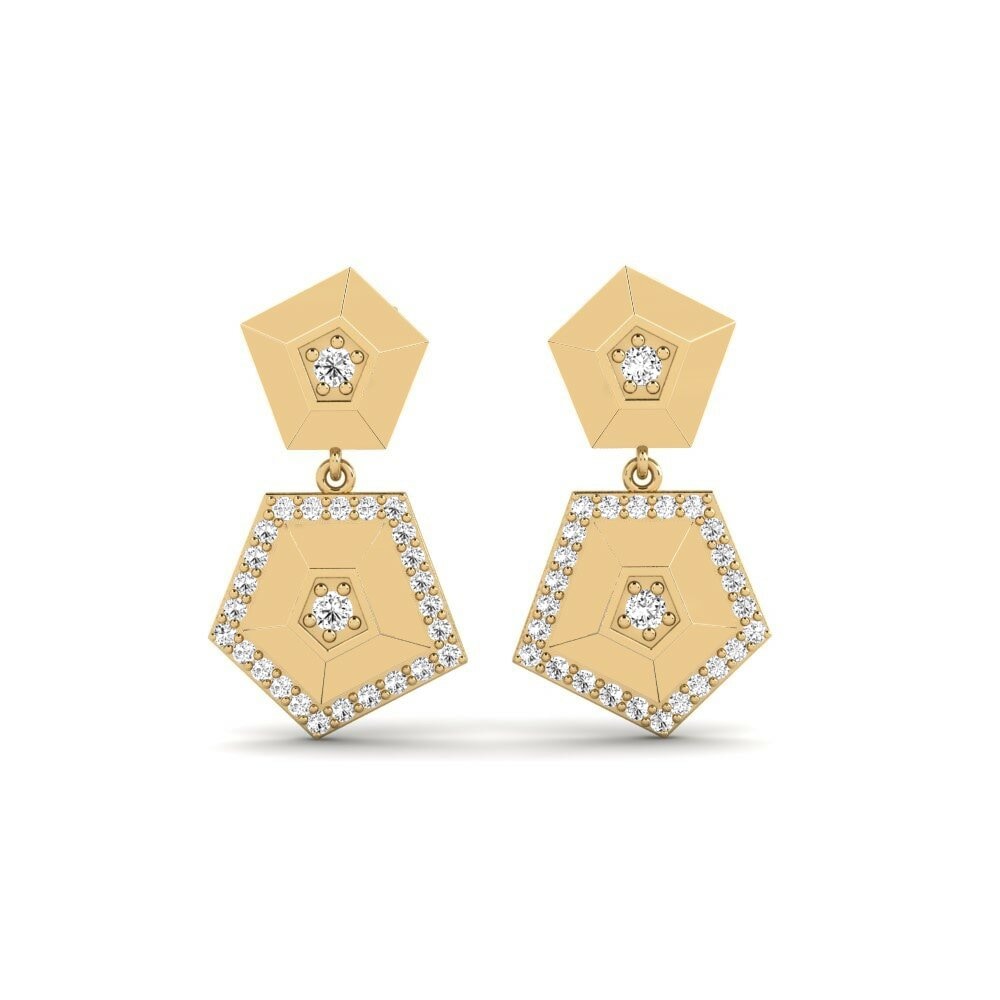 Moissanite Women's Earring Caesium