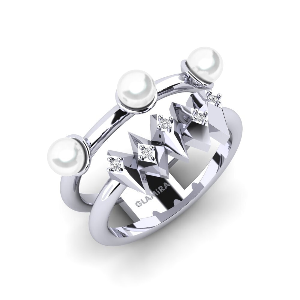 Platine 950 Bague Cavalla