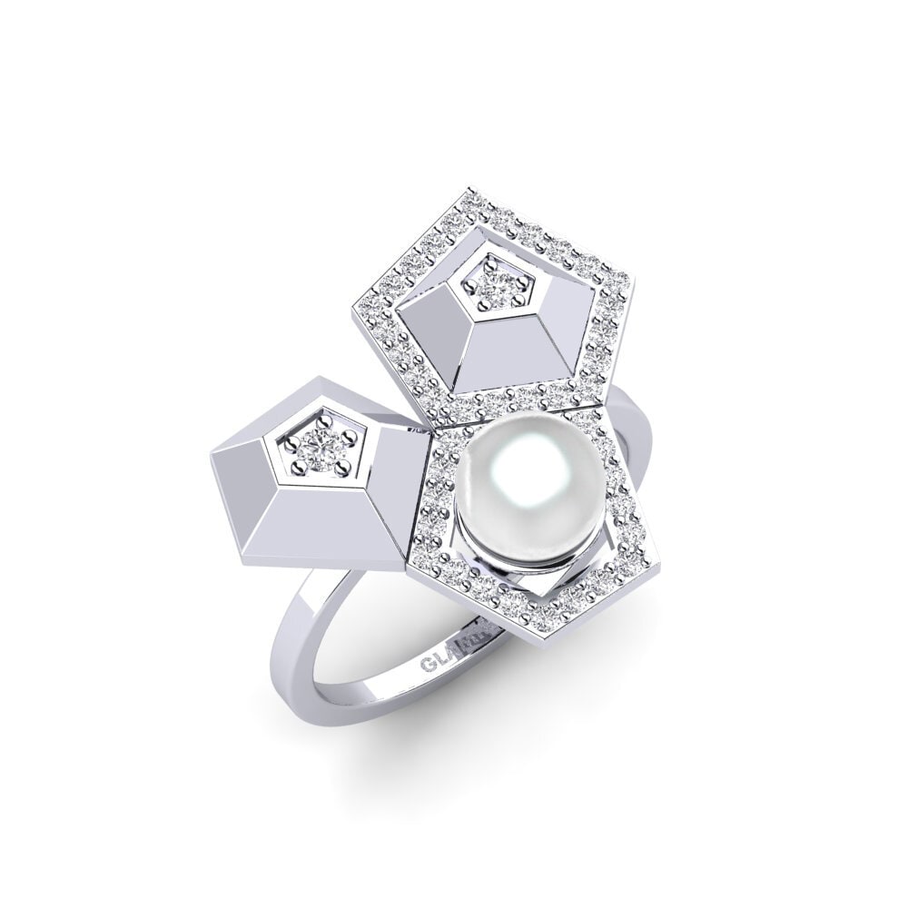 Platine 950 Bague Cosmicray