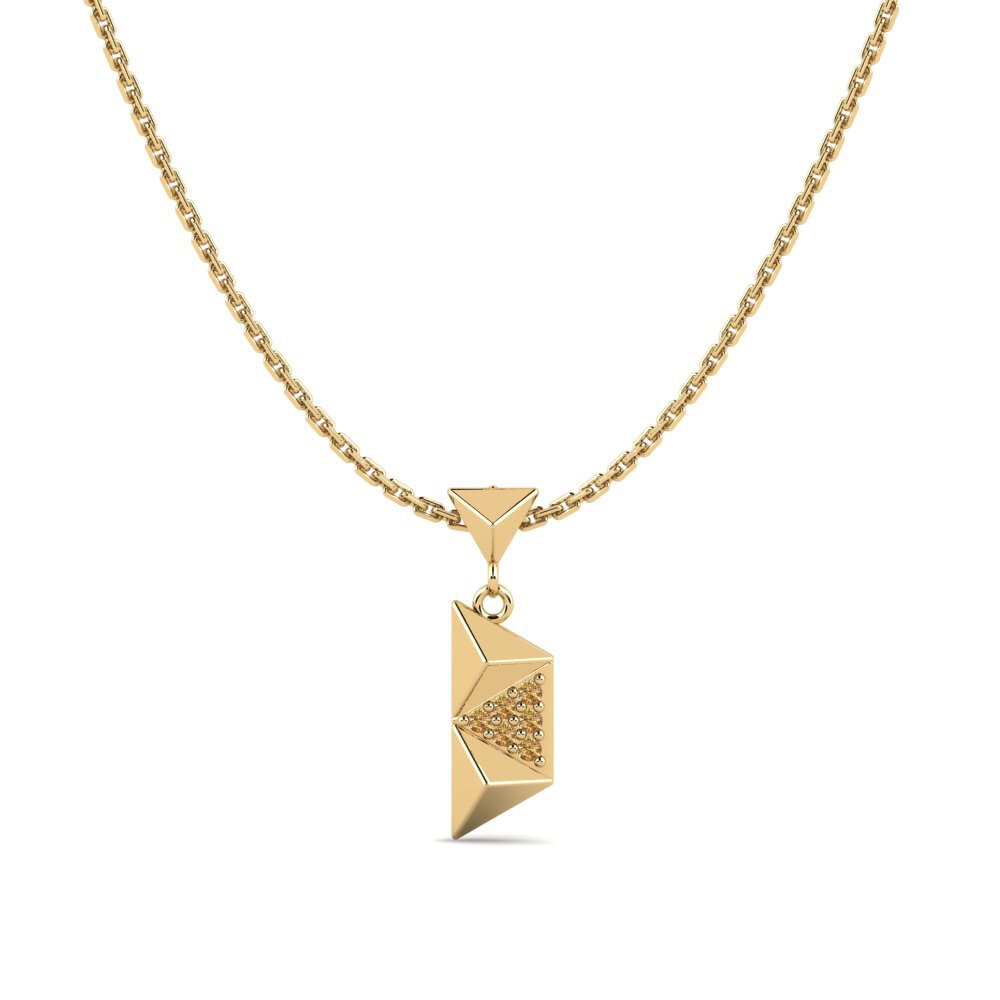 Bruine Diamant Dames Hanger Cresset