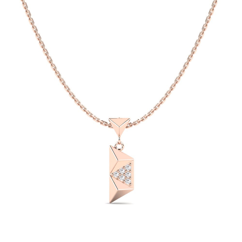 Oro Rosso 585 Ciondolo da donna Cresset