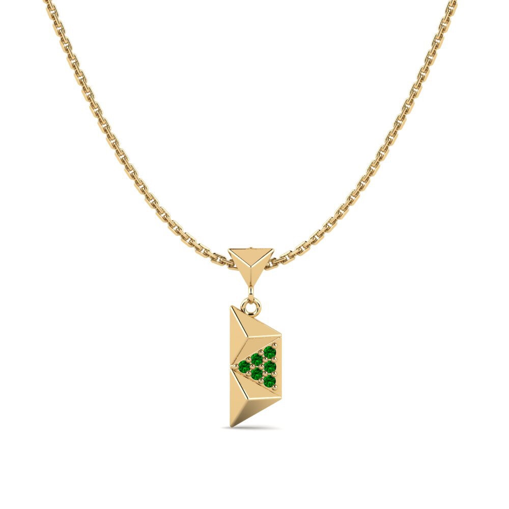 Zircone Verde Ciondolo da donna Cresset