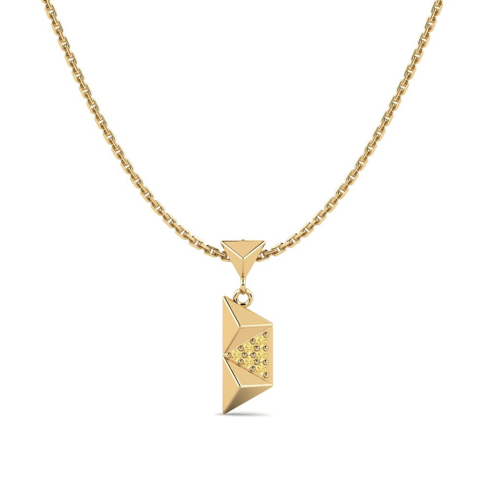 Diamante Giallo Ciondolo da donna Cresset
