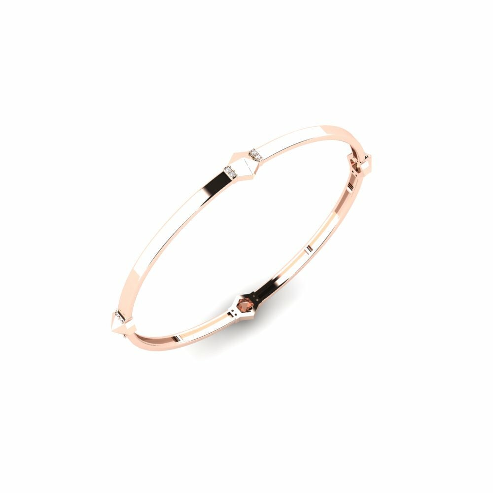 9k Oro Rosa Brazalete de mujer Diolch