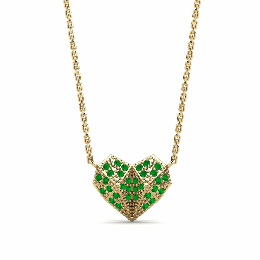 Smaragd Dames Ketting Esteron