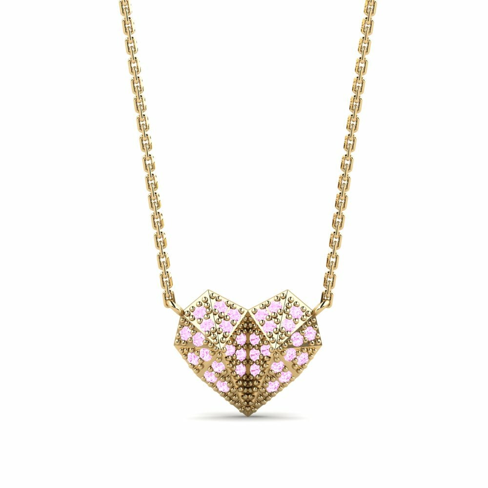 Zafiro Rosado Collar de Mujer Esteron