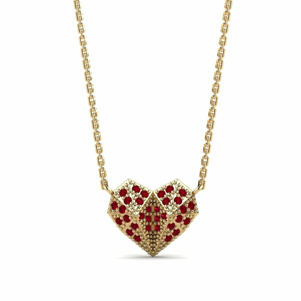 Zircone Rosso Collana da donna Esteron