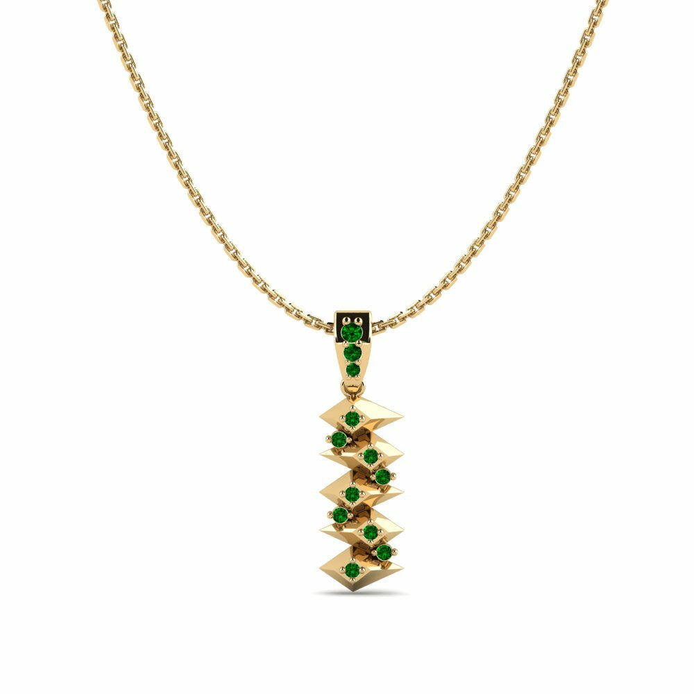 Zircone Verde Ciondolo da donna Farmington