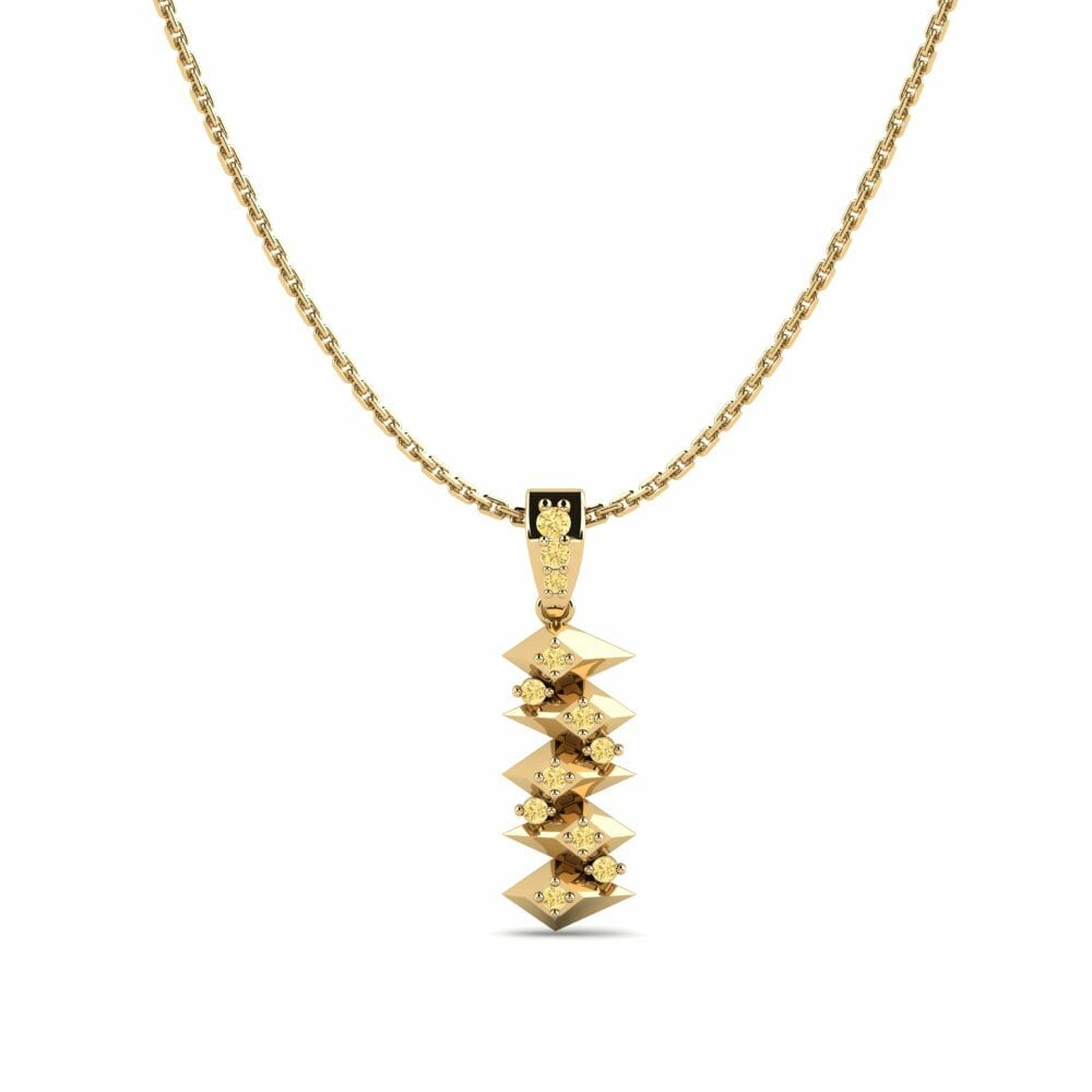 Diamante Giallo Ciondolo da donna Farmington