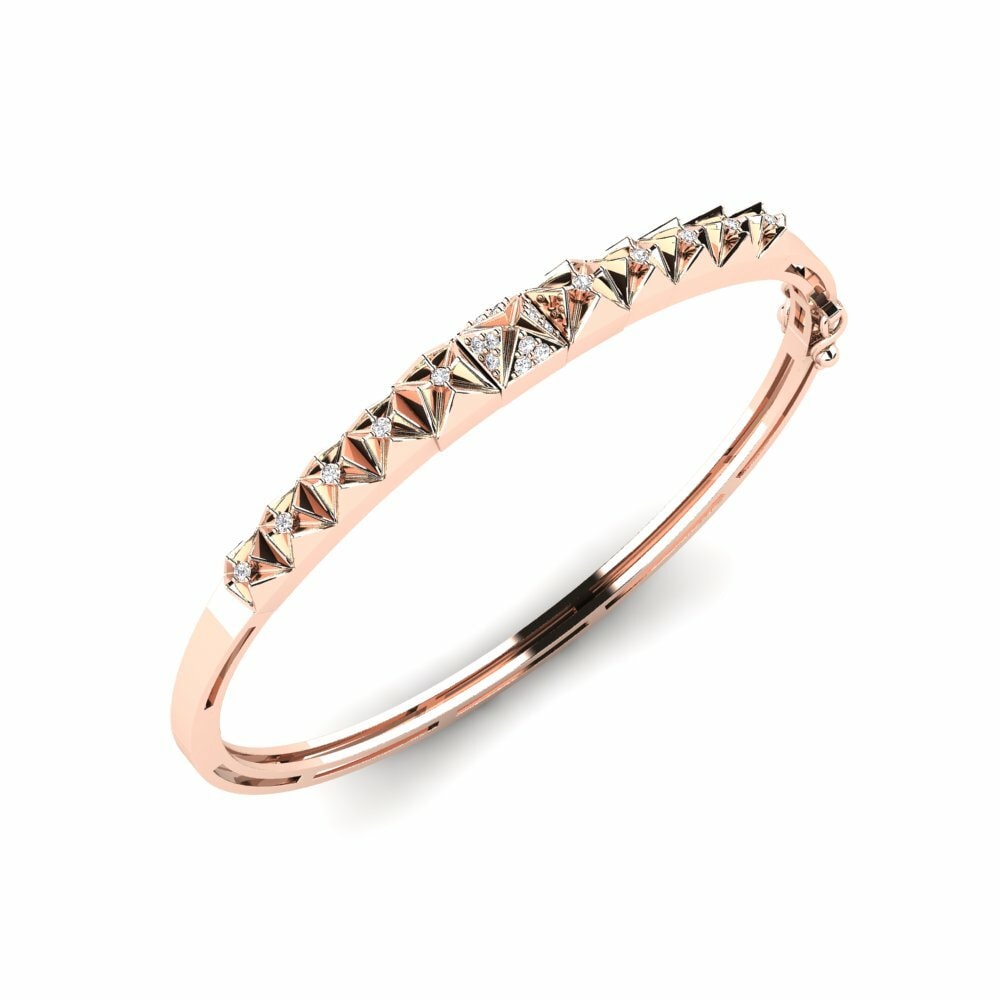 9k Oro Rosa Brazalete de mujer Ferhyrndur