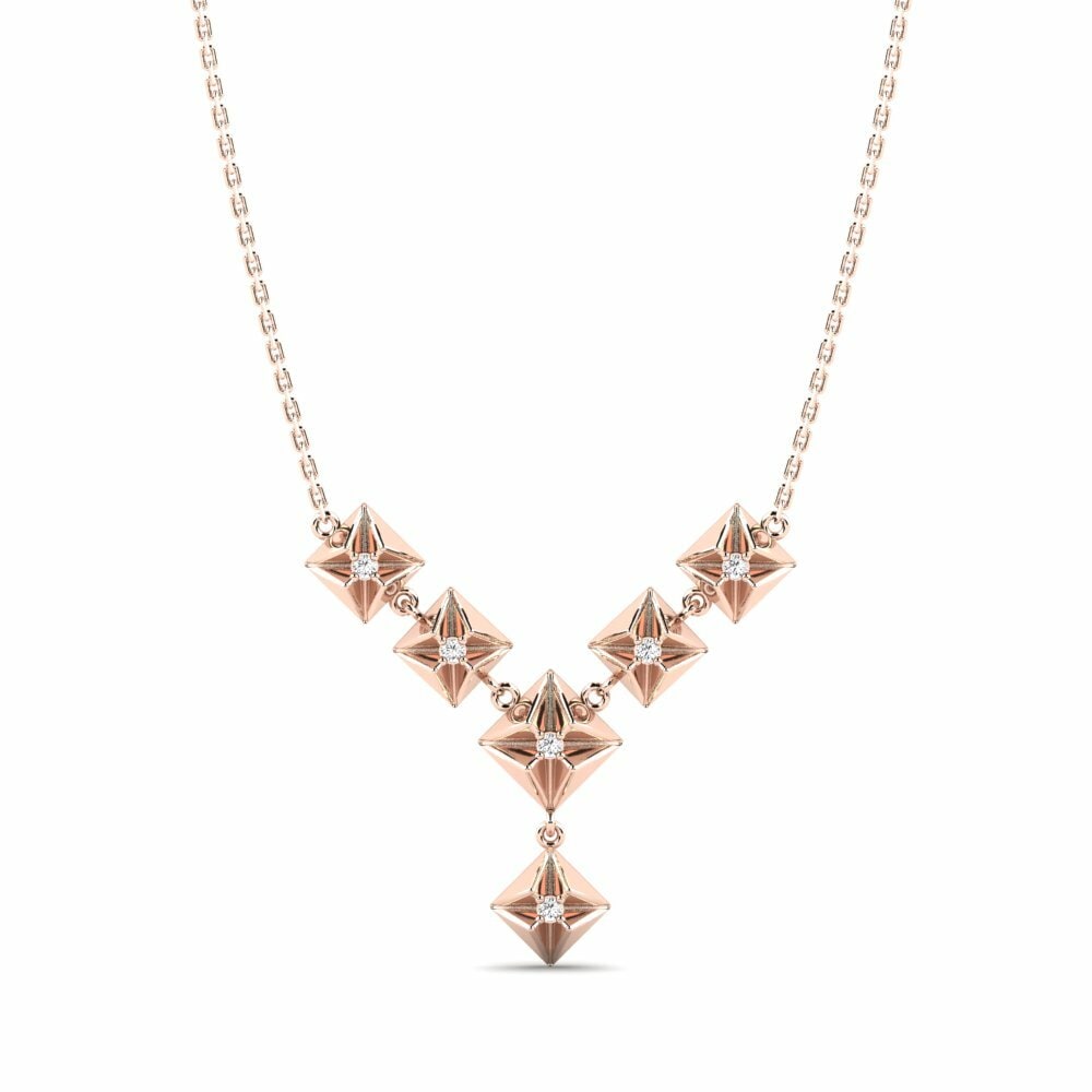 Oro Rosso 585 Collana da donna Fuskoki
