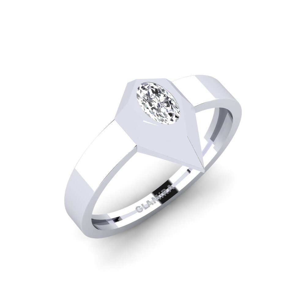 Platine 950 Bague Ganges