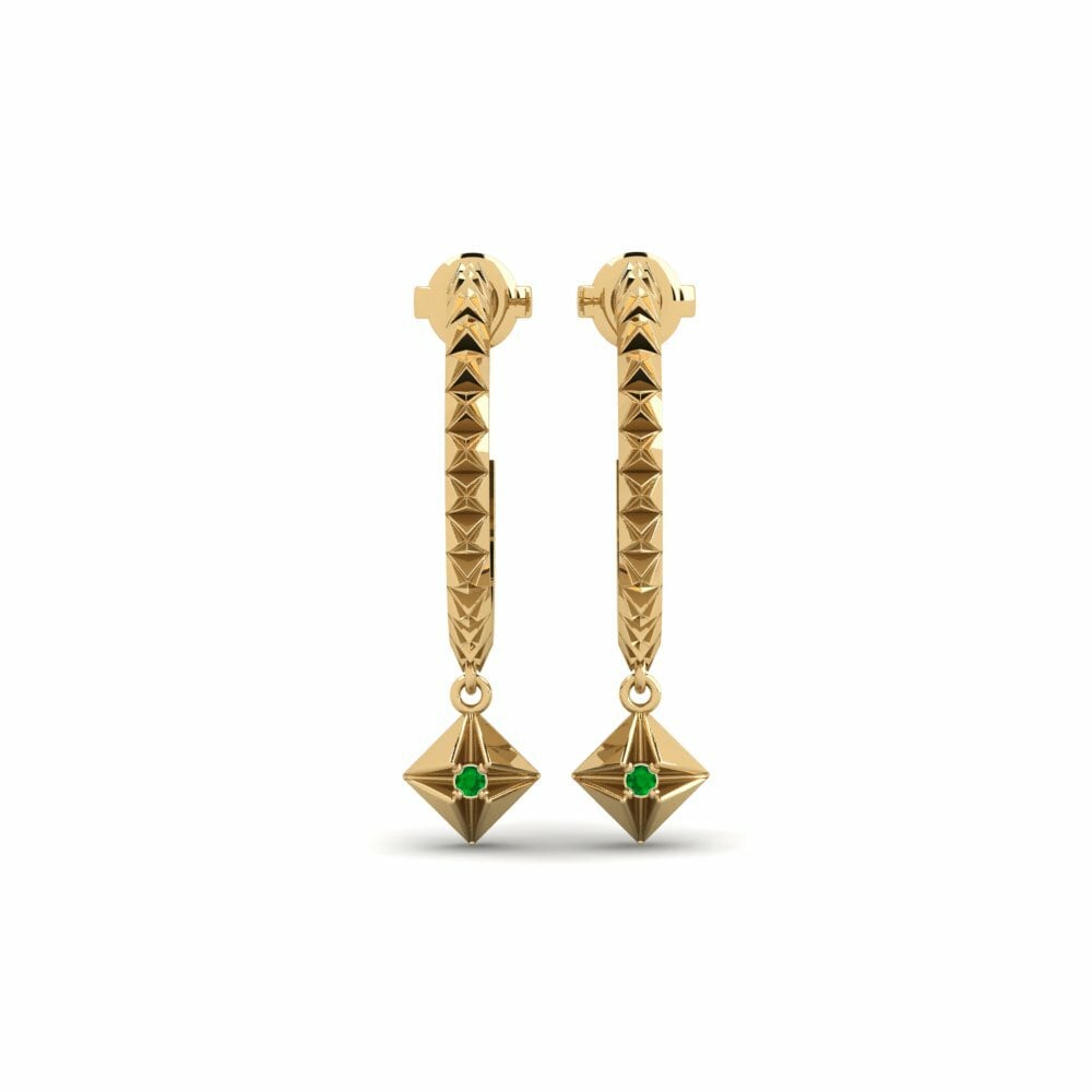 Emerald Women's Earring Golhi