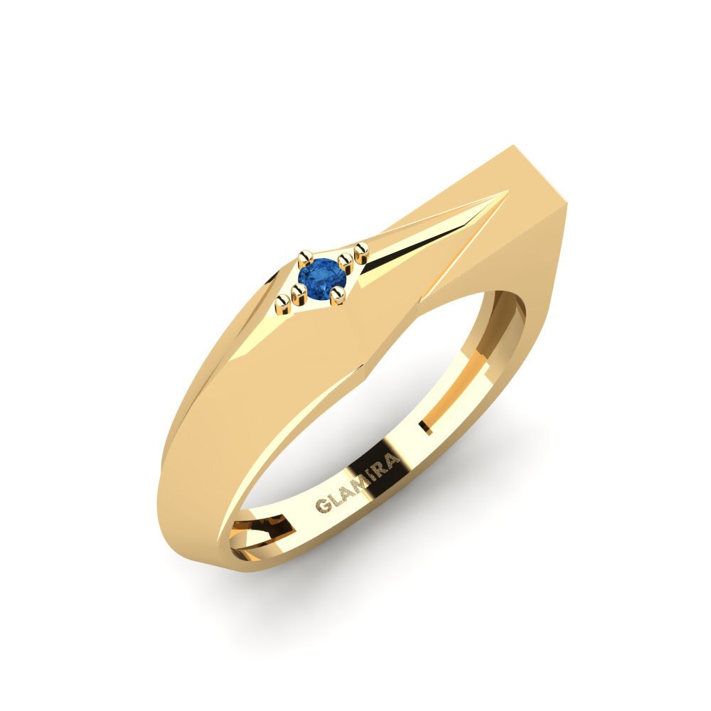 Dark Blue Zirconia Ring Helmand