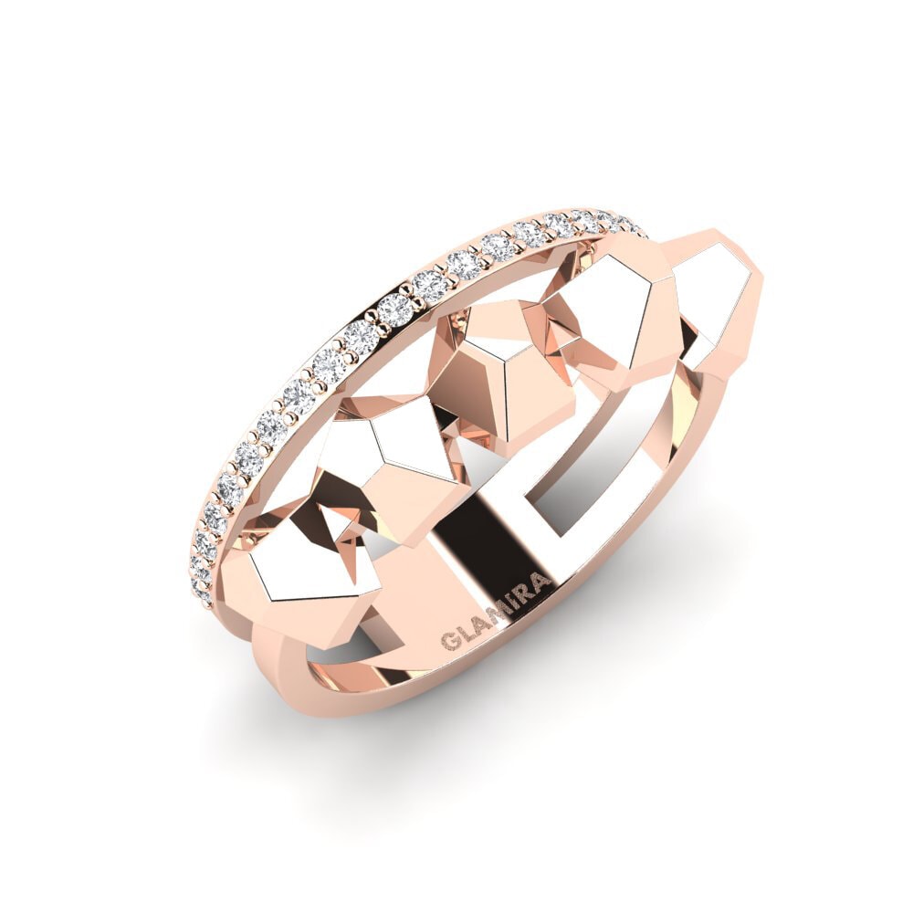 Oro Rosso 585 Anello Isenfluh