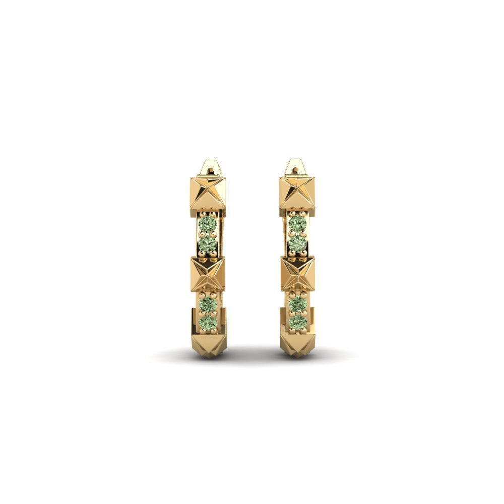 Green Diamond Women's Earring Khutlonne