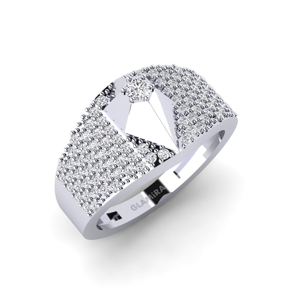 Platine 950 Bague Komoe