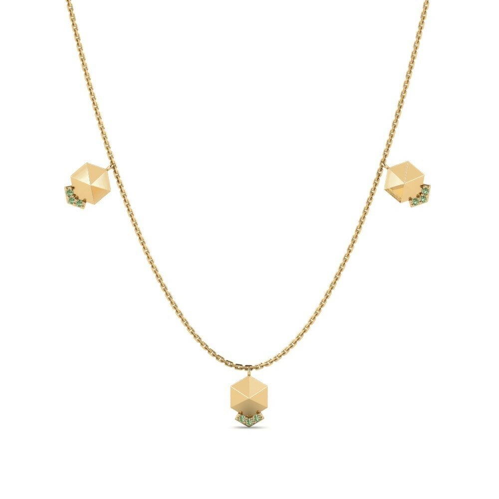 Diamante Verde Collana da donna Kulojera