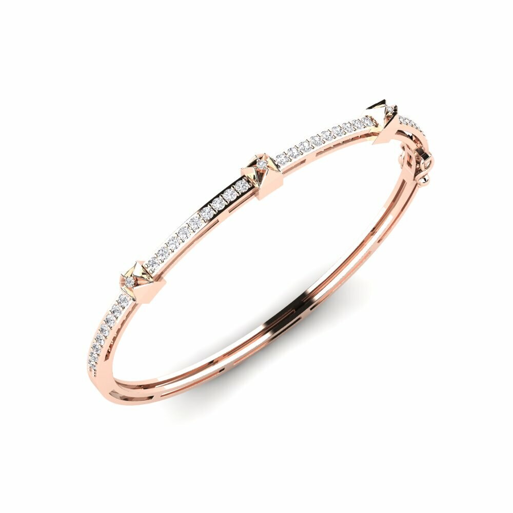9k Oro Rosa Brazalete de mujer Kuwararu